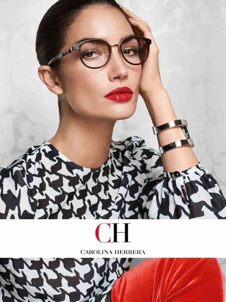 en gafas: Carolina Herrera - Óptica